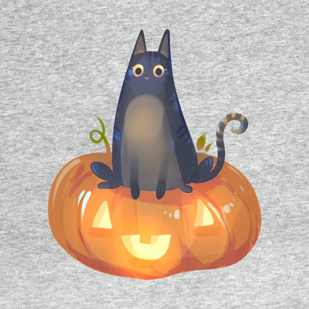 Spooky Season Kitty by Claire Lin